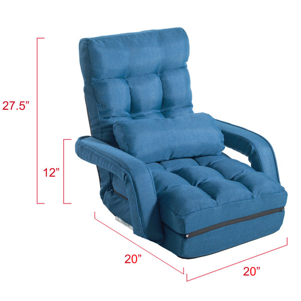 Trule Indoor Chaise Lounges Sofa ,Bed Gaming Floor Adjustable ,Folding